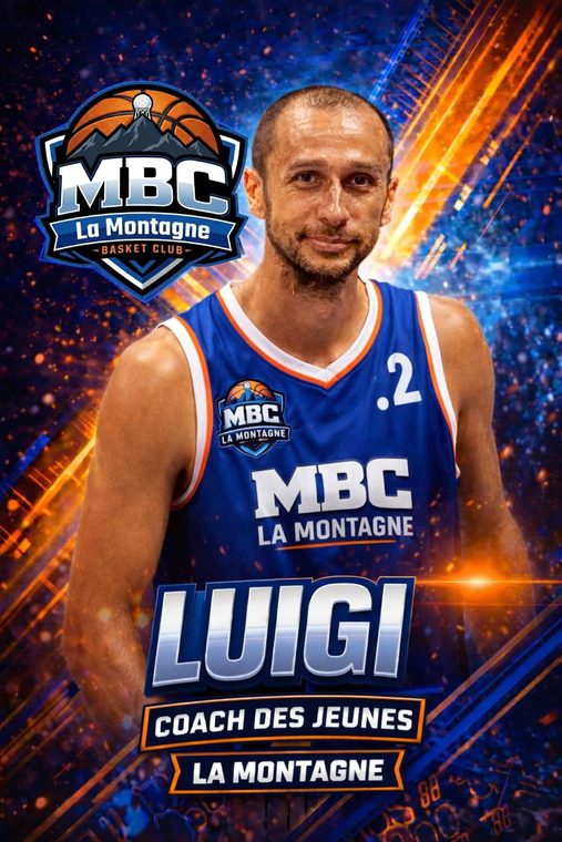 Luigi, Coach des jeunes du MBC La Montagne Basket Club